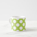 Recherche de pois vert tasses Motif