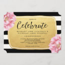 Recherche de rayure florale invitations Mariés
