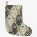 Recherche de paons chaussette de noël Illustration