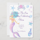 Recherche de sirène mignonne invitations Coquillages