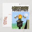 Recherche de moustiques cartes postales Camping