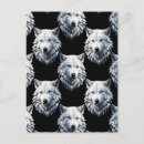 Recherche de visage de loup cartes postales Faune