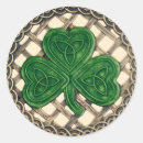 Recherche de celtic knot autocollants Shamrock
