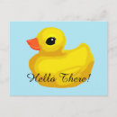 Recherche de canard en caoutchouc jaune cartes postales Dessin