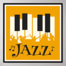 Recherche de musiciens de jazz posters Illustration