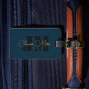 Recherche de denim bleu bagages étiquettes Élégant