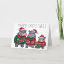 Recherche de hippo christmas vœux cartes Vacances