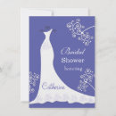 Recherche de nuptiale de douche de remous invitations Bleu