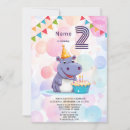 Recherche de hippo invitations Moderne