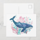 Recherche de baleine mignonne cartes postales Baleine à bosse