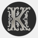 Recherche de initiale de k autocollants Lettre