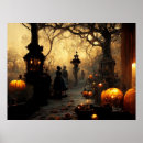 Recherche de nuit de halloween art Orange