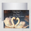 Recherche de cygne mariage invitations Simple