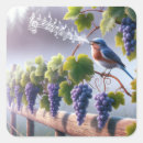 Recherche de oiseaux chanteurs autocollants Bleu