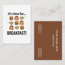 Recherche de déjeuner cartes visite Professionnel