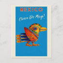 Recherche de oiseaux mexique cartes postales Vintage