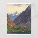 Recherche de montagnes suisses cartes postales Alpes