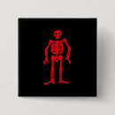 Recherche de pirates carrés badges Drapeau
