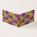 Recherche de motif géométrique coloré cartes visite Carré