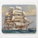 Recherche de bateau navigation tapis souris Cru