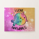 Recherche de narwhal puzzles Narval