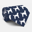 Recherche de chien caniche cravates Motif