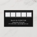 Recherche de bande de film cartes visite Cinéaste