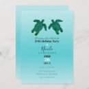 Recherche de tortues bleues invitations Moderne