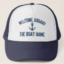 Recherche de bord casquettes Nom du bateau
