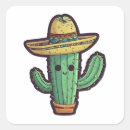 Recherche de cactus drôle autocollants Dessin