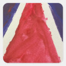 Recherche de triangles rouges autocollants Abstrait