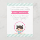Recherche de gymnastique de filles invitations Rose