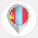 Recherche de mongolie autocollants Drapeau de la mongolie
