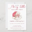 Recherche de santa anniversaire invitations Vintage