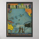 Recherche de voie aérienne posters Vintage