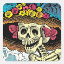 Recherche de crâne de sucre autocollants Calavera