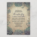 Recherche de succulent baby shower invitations Bois de grange