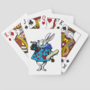 Recherche de lapin blanc jeux de cartes Pays des merveilles