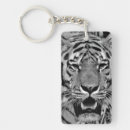 Recherche de tête de tigre porteclés Animaux sauvages