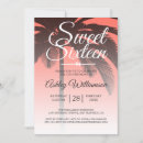 Recherche de tropical 16ans anniversaire invitations Sweet sixteen