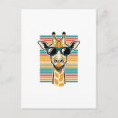 Recherche de girafe vintage cartes postales Safari