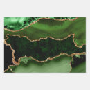 Recherche de marbre vert papier cadeau Parties scintillant or