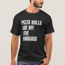 Recherche de pizza drôle tshirts Blanc