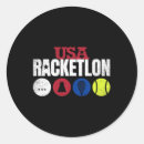 Recherche de match de tennis autocollants Amoureux du badminton