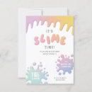 Recherche de slime party invitations Pour enfants
