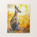 Recherche de kangourou puzzles Faune