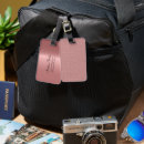 Recherche de métal bagages étiquettes Rose