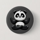 Recherche de méditation badges Noir et blanc