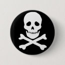 Recherche de crâne et os croisés badges Très