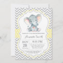 Recherche de éléphant baby shower invitations Mignonne